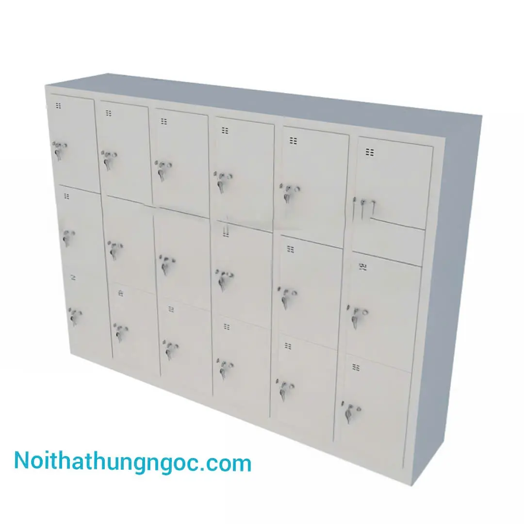 Nội thất Hùng Ngọc - Tủ Locker Siêu Thị 18 Ngăn - HN203