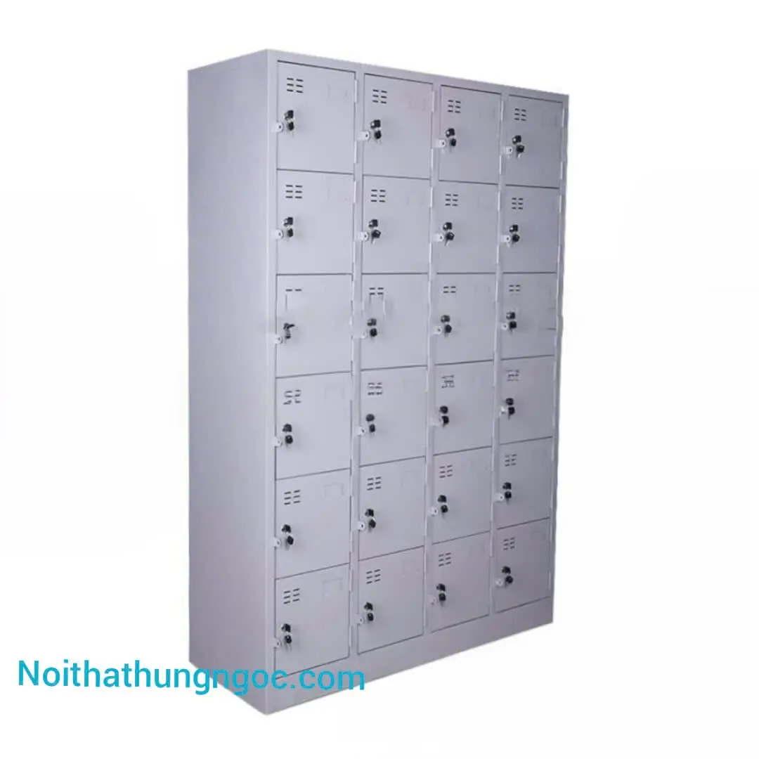 Hình ảnh thực tế Tủ Locker Sắt 24 Ngăn Chuyên Dụng - HN209