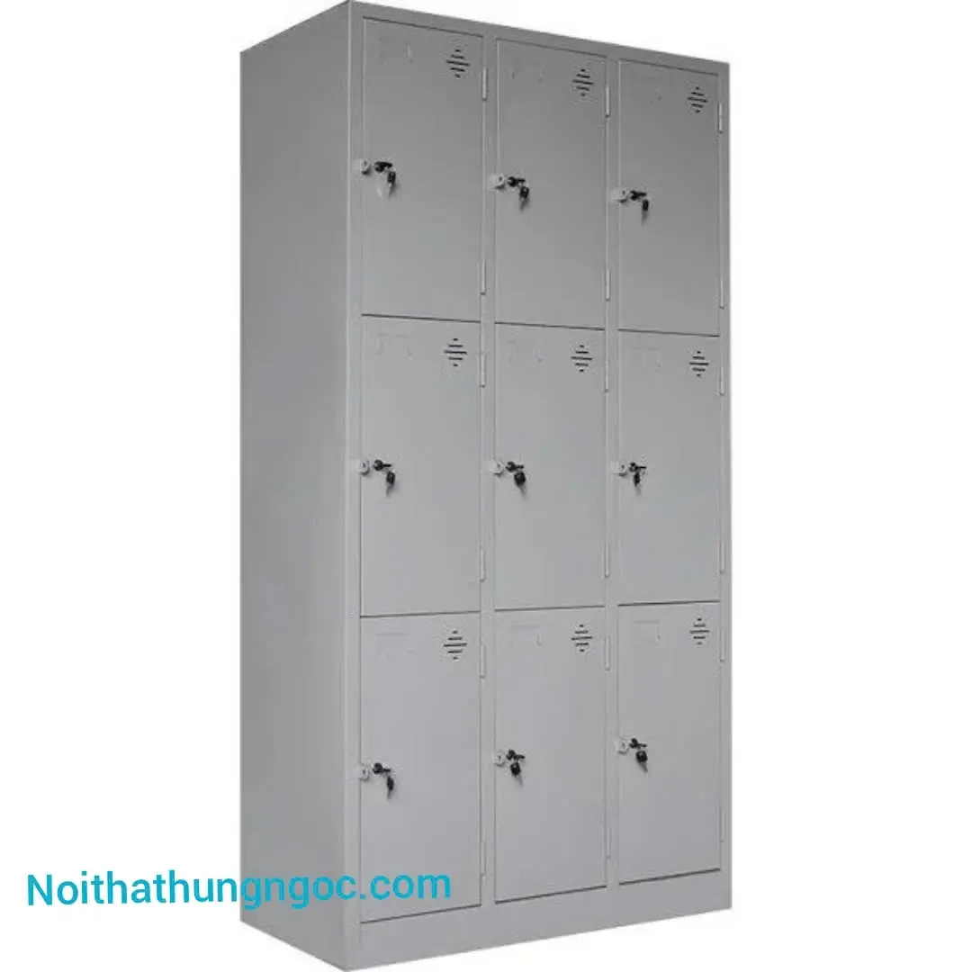 Tủ locker 9 ngăn HN207 cho văn phòng