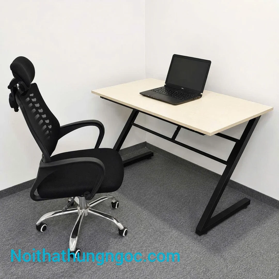 Nội thất Hùng Ngọc - Bàn Chân Sắt Chữ Z 1m2-HN11