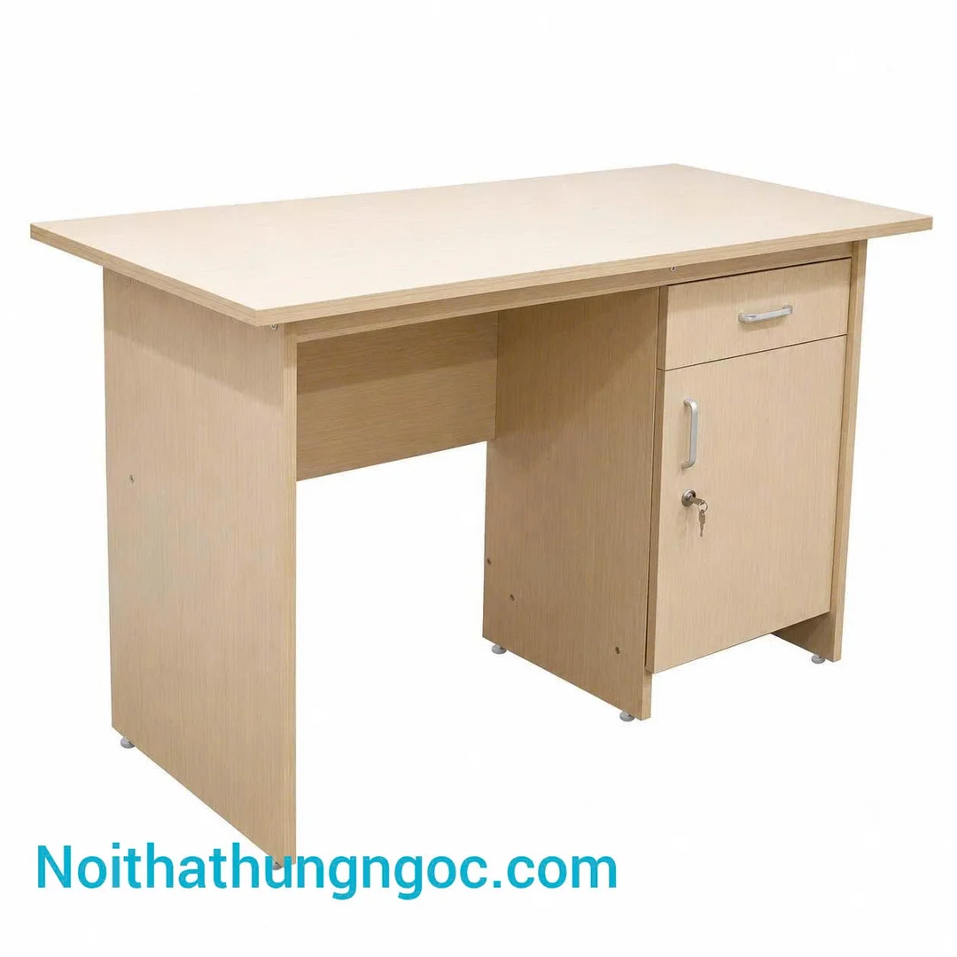 Bàn văn phòng hộc sâu 1m2 HN01