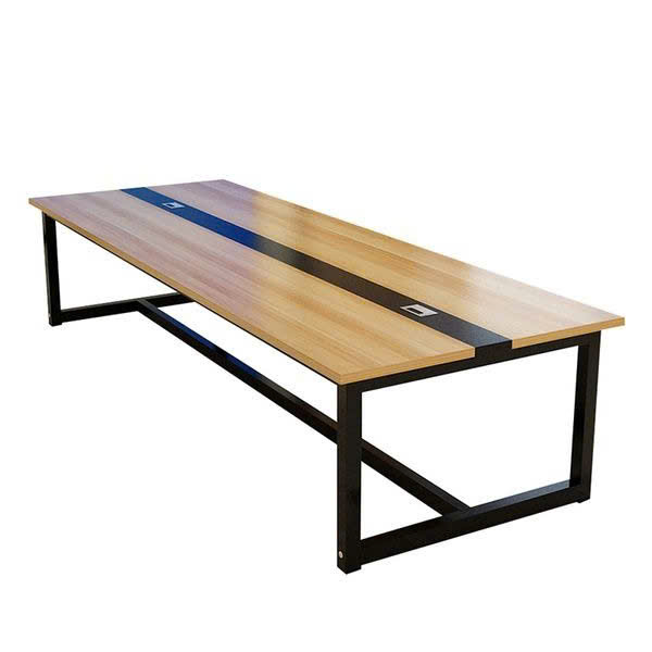 Hình ảnh thực tế Bàn Họp Chân Sắt-2m4-HN20