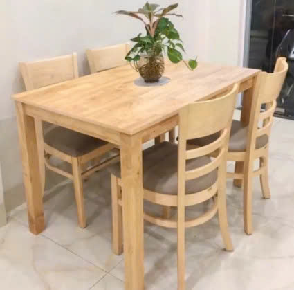 Hình ảnh thực tế Bộ bàn ăn Cabin 4 Ghế-HN703