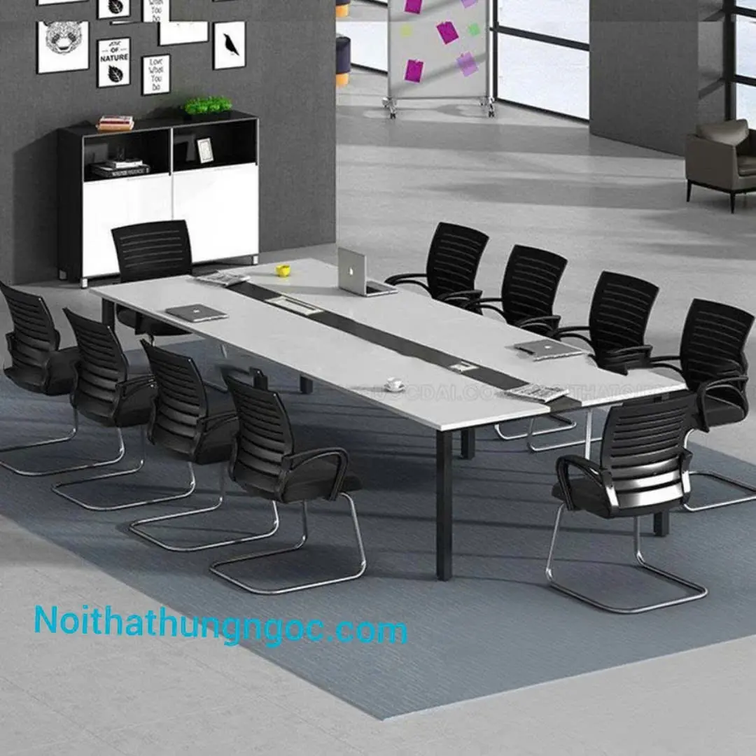 Nội thất Hùng Ngọc - Bàn Họp Chân Sắt 3m6 HN1203