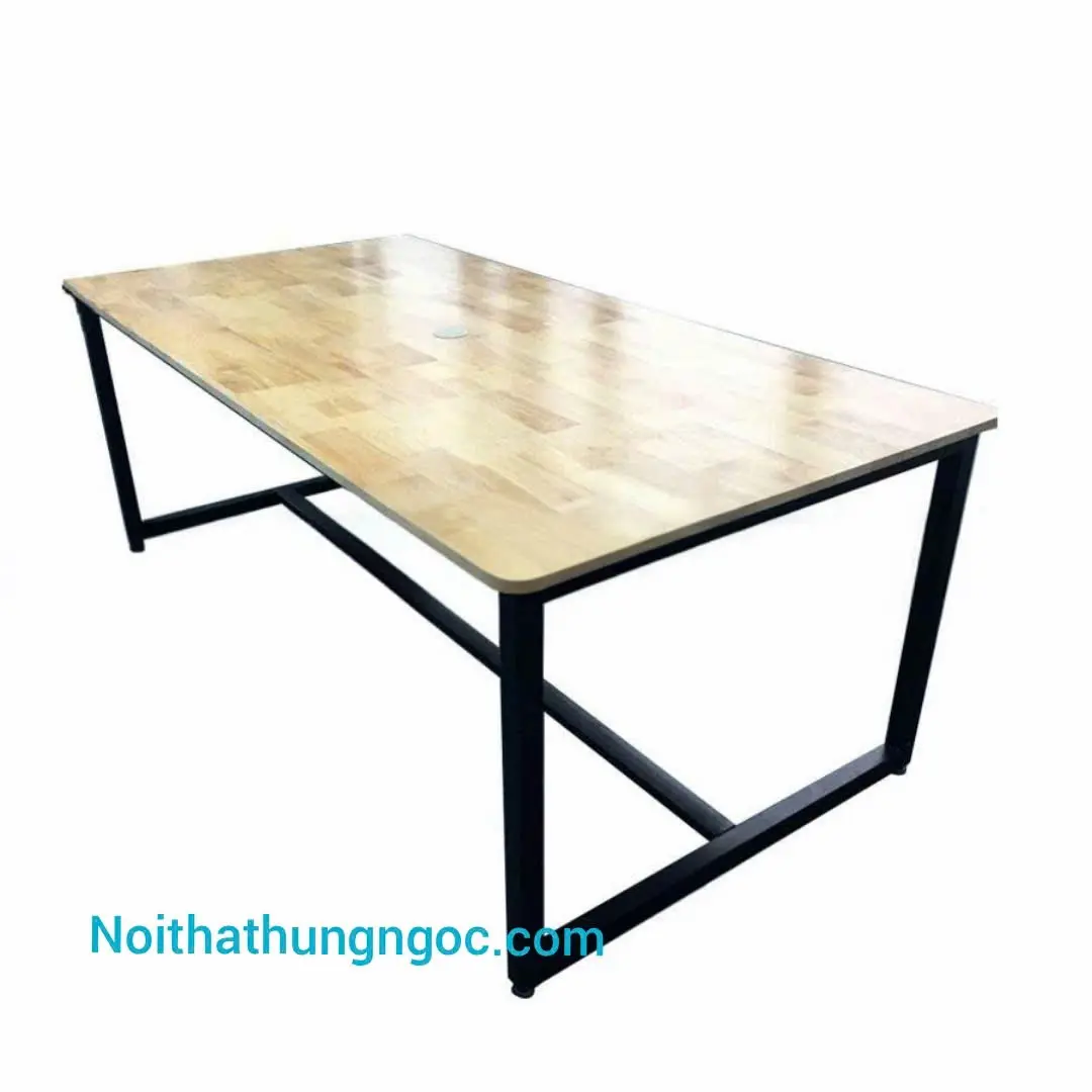 Nội thất Hùng Ngọc - Bàn Họp Chân Sắt 2m HN1202