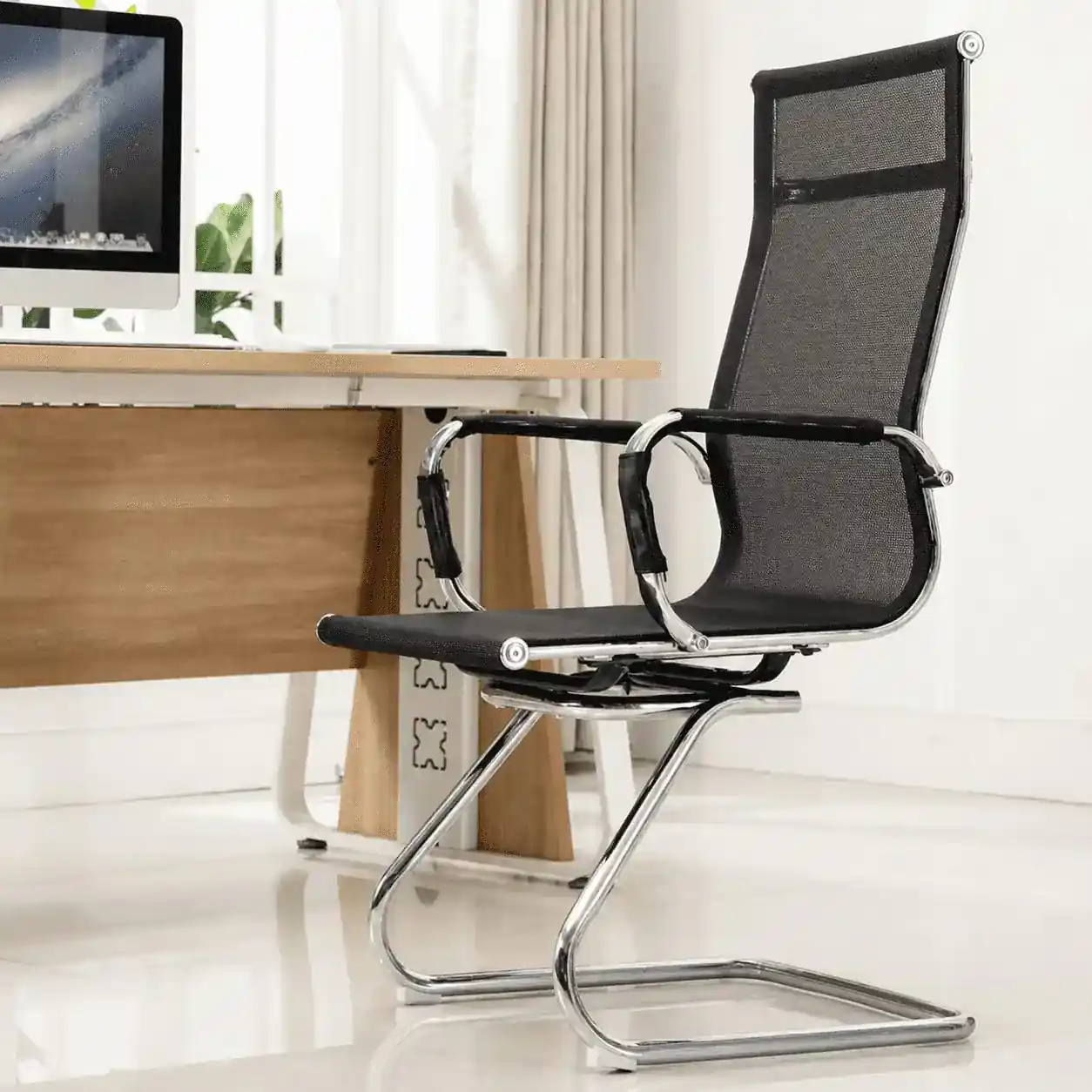 Ảnh thực tế Ghế Chân Quỳ Lưng Lưới HN526