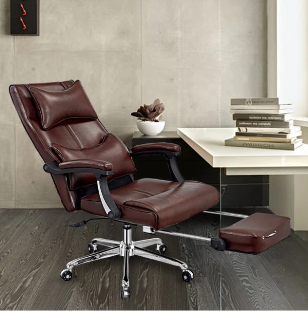 Ảnh thực tế Ghế Giám Đốc Chân Xoay HN1708 Cao Cấp
