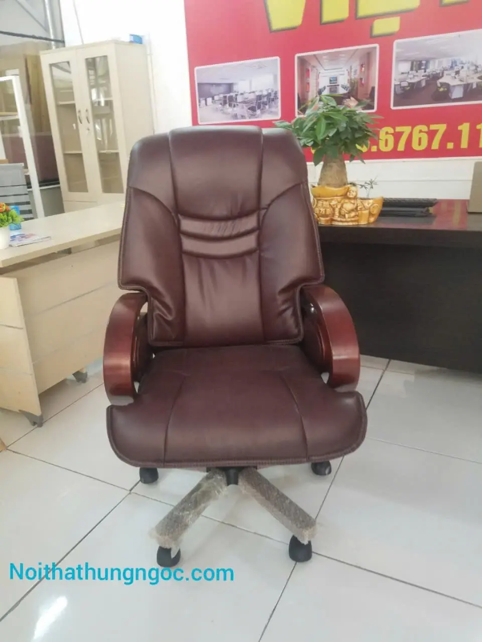 Nội thất Hùng Ngọc - Ghế Giám Đốc Ngả - Da Cao Cấp HN1704