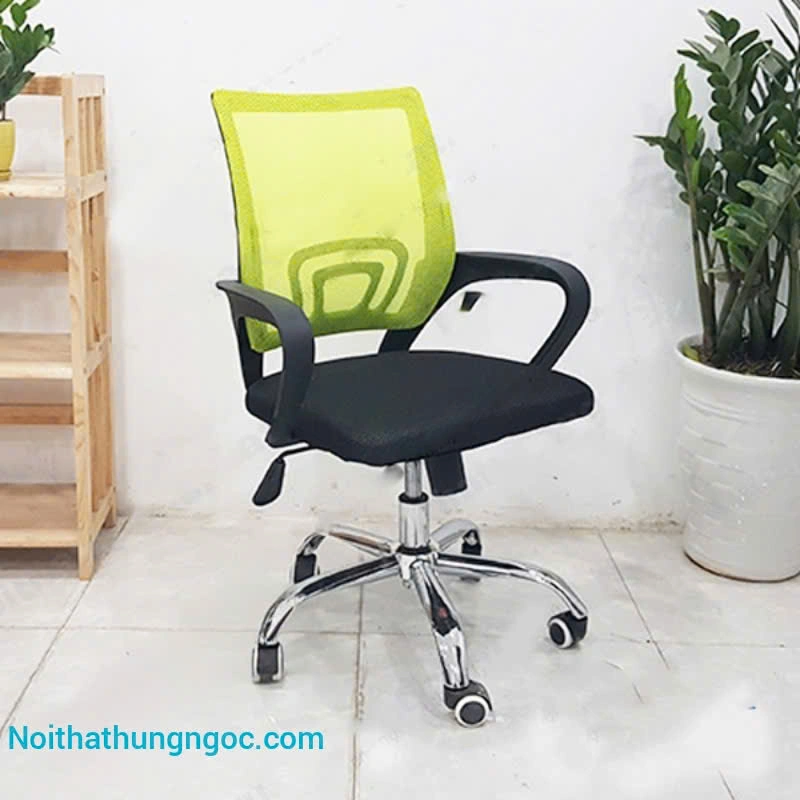 Ghế xoay Lưng Lưới Xanh Giá Rẻ HN522 thumbnail 2