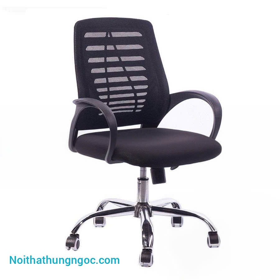 Nội thất Hùng Ngọc - hế Xoay Văn Phòng Lưng Lưới HN520 Giá Rẻ