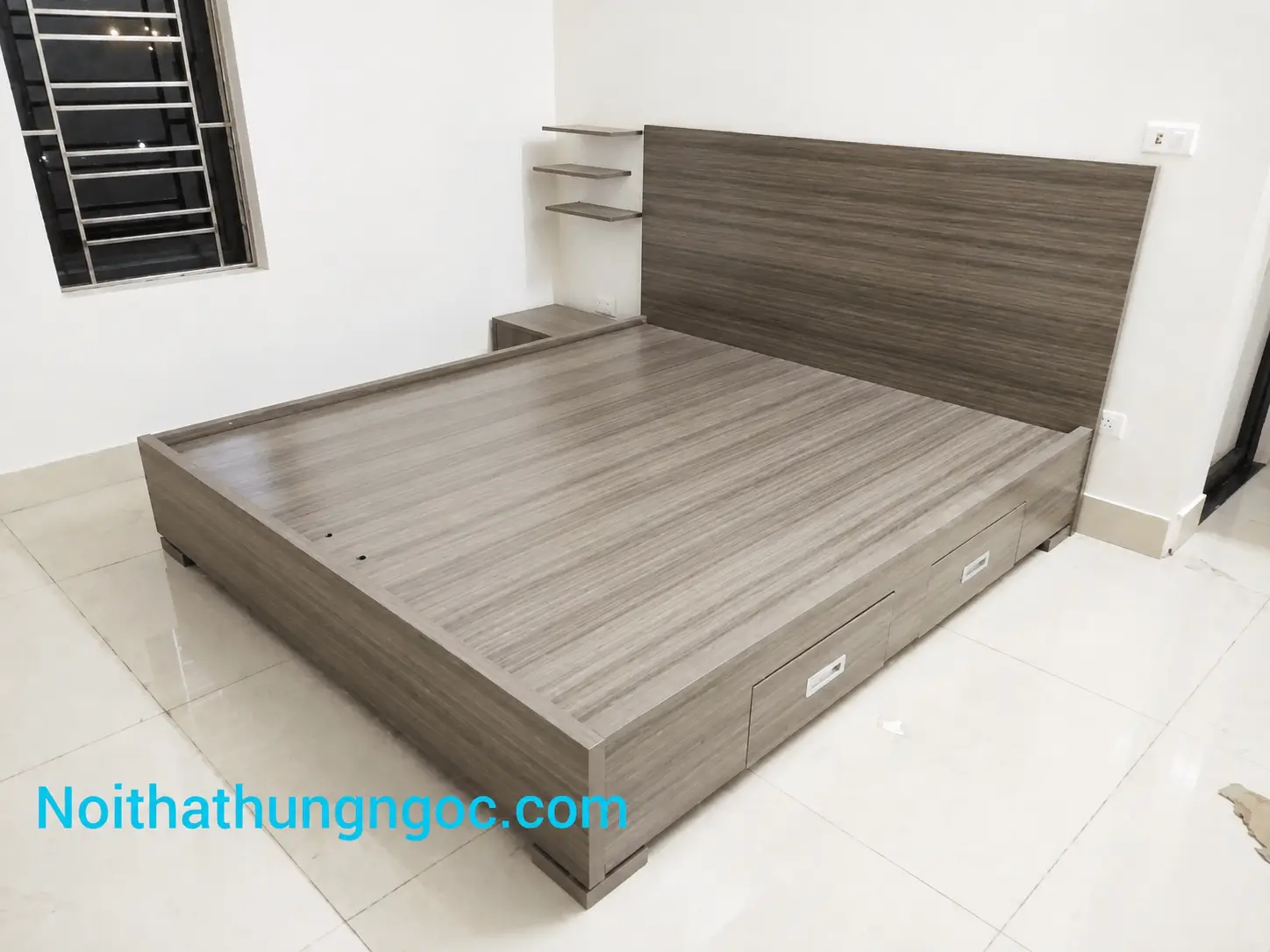Giường Ngủ Có Ngăn Kéo Hiện Đại - HN1504 thumbnail 2