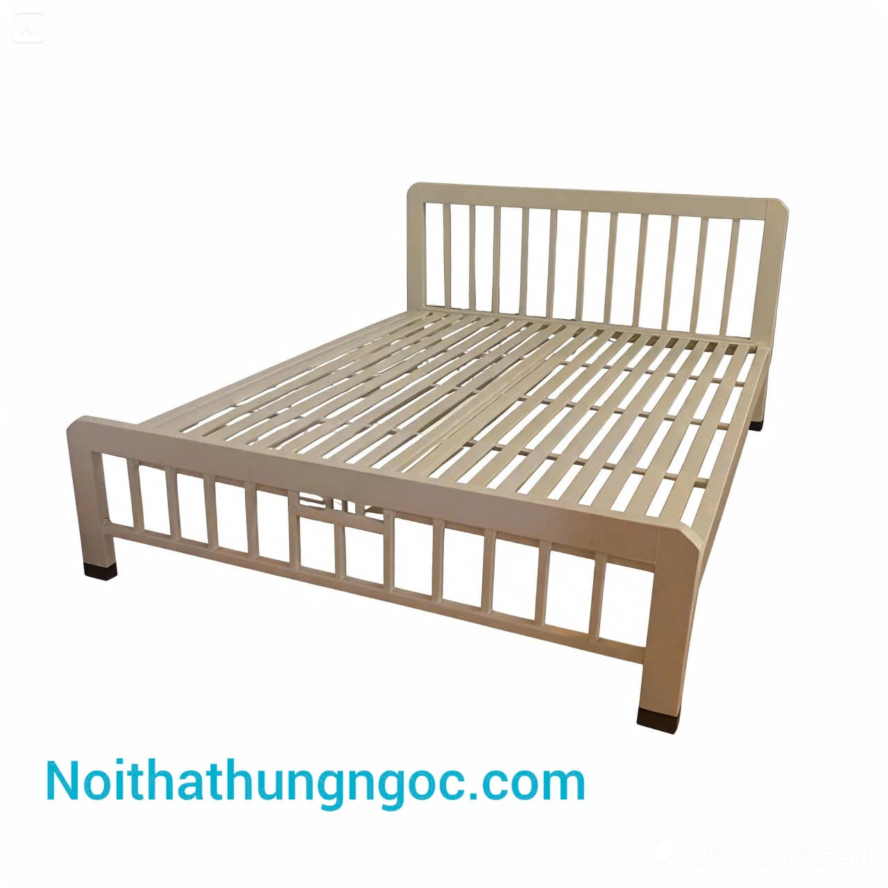 Nội thất Hùng Ngọc - Giường Đơn 1m4 Màu kem - HN416