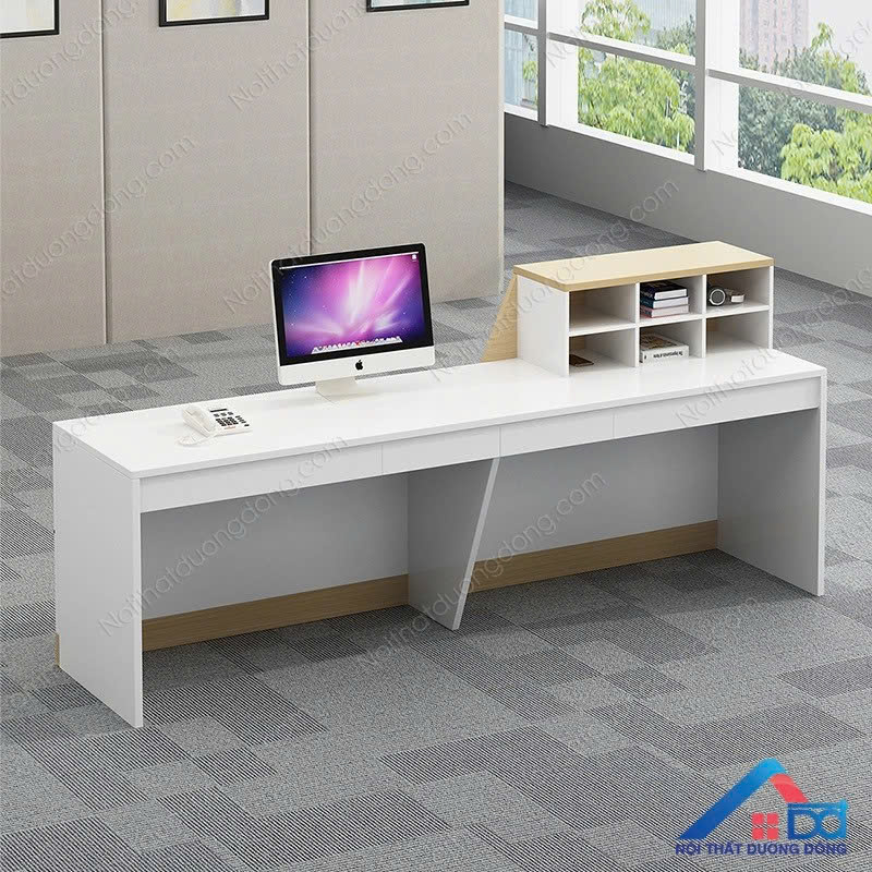 Quầy Lễ Tân Hiện Đại Cao Cấp 2m4-HN1002 thumbnail 2