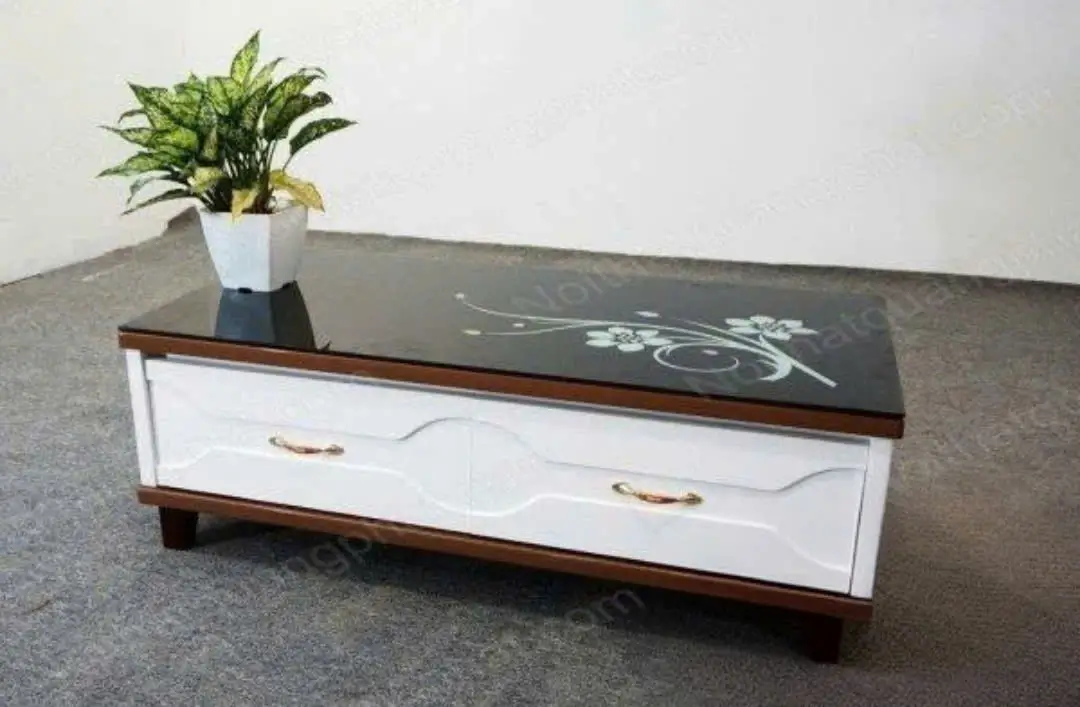 Ảnh thực tế Bàn Trà Kính Hoa Văn HN129