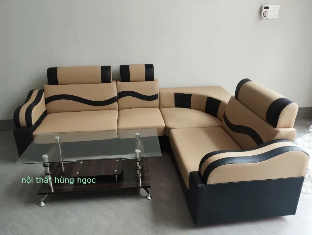 Nội thất Hùng Ngọc - Sofa Góc Da Công Nghiệp HN101
