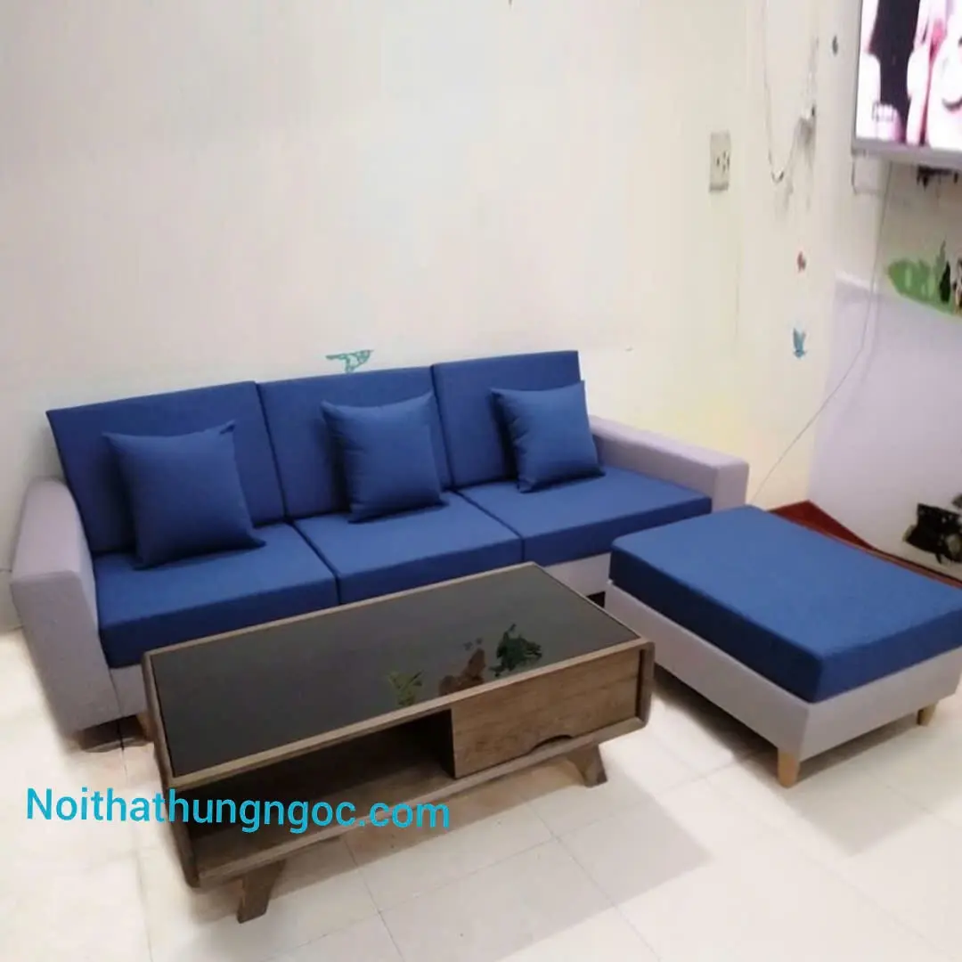 Sofa Văng Nỉ 1m6-HN117