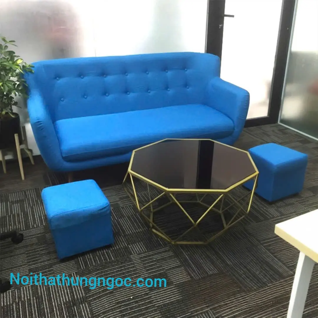 Nội thất Hùng Ngọc - Sofa Văng Nỉ 1m6 -HN121