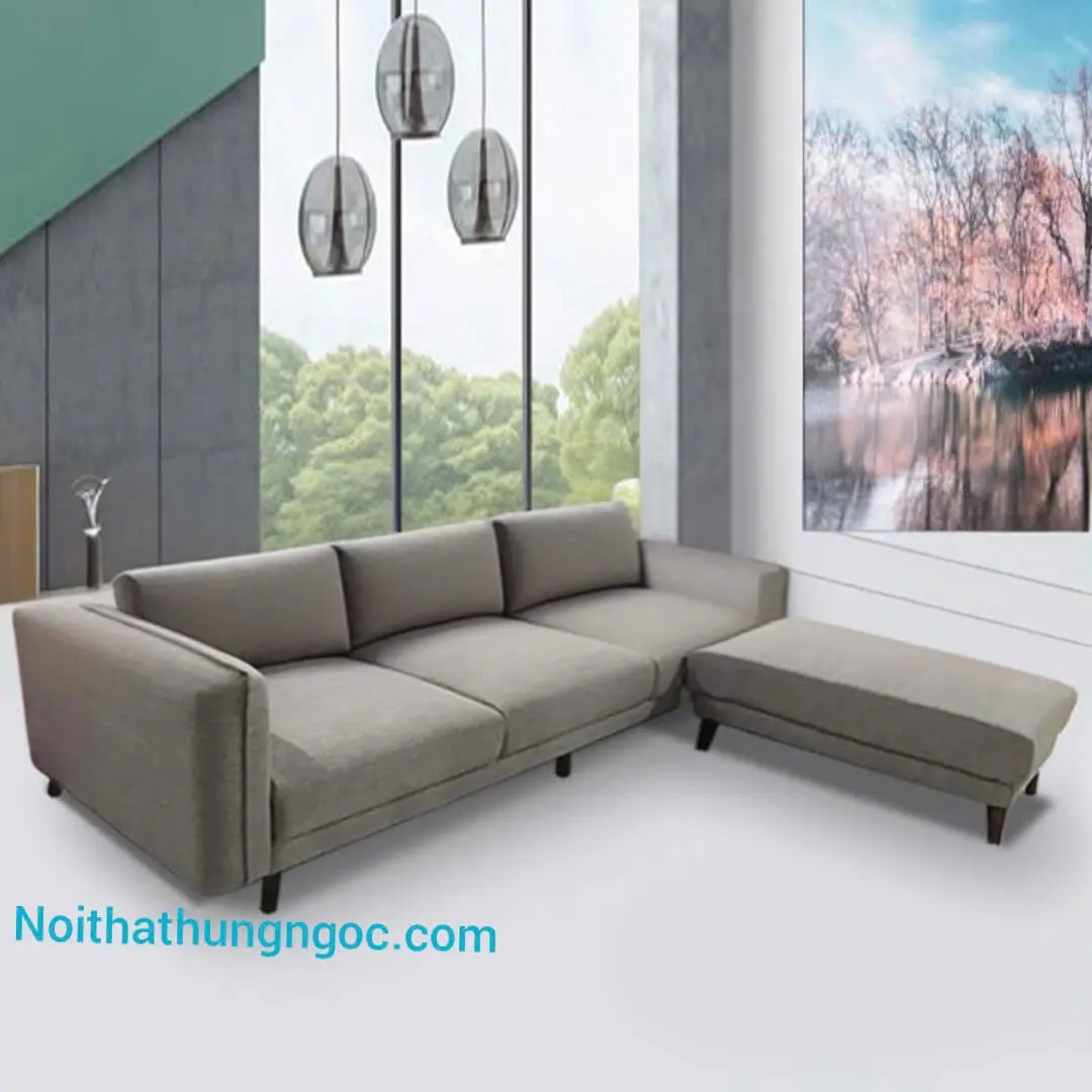 Nội thất Hùng Ngọc - Sofa Văng Nỉ 1m8-HN116