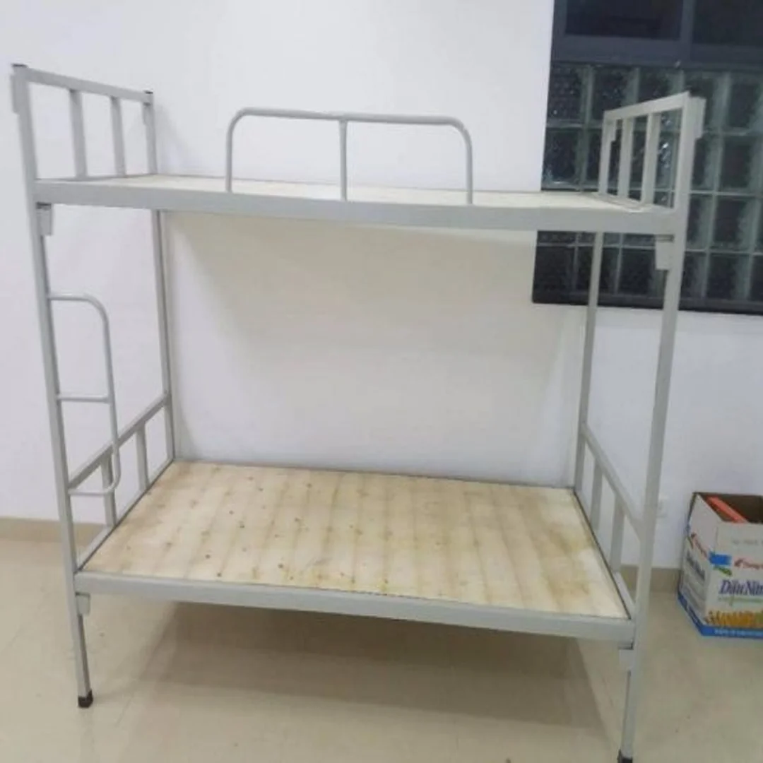 Giường tầng dát gỗ công nghiệp minh họa tại Nội Thất Hùng Ngọc