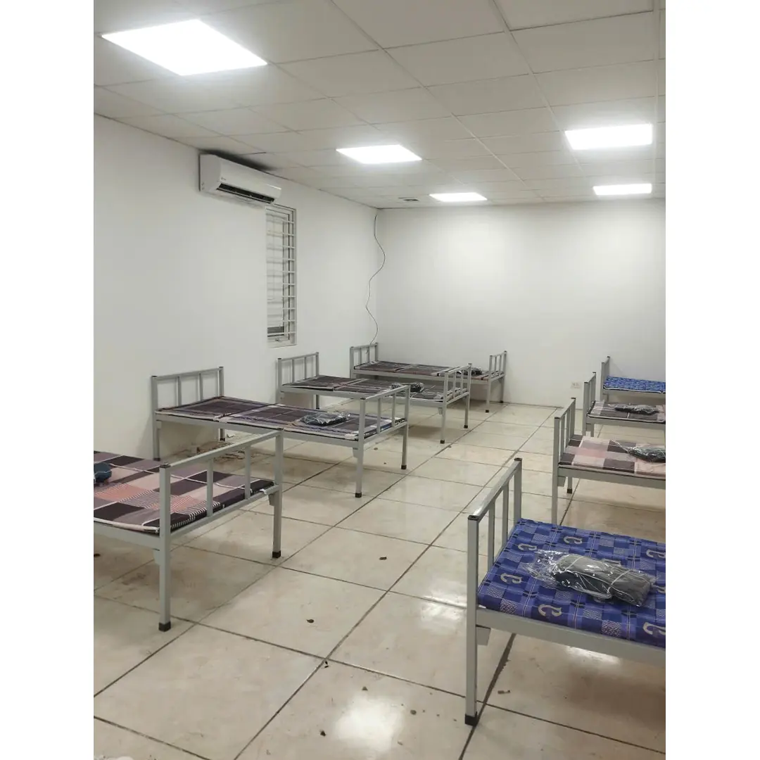 Giường sắt đơn 85cm HN402 được lắp đặt tại Hà Nội