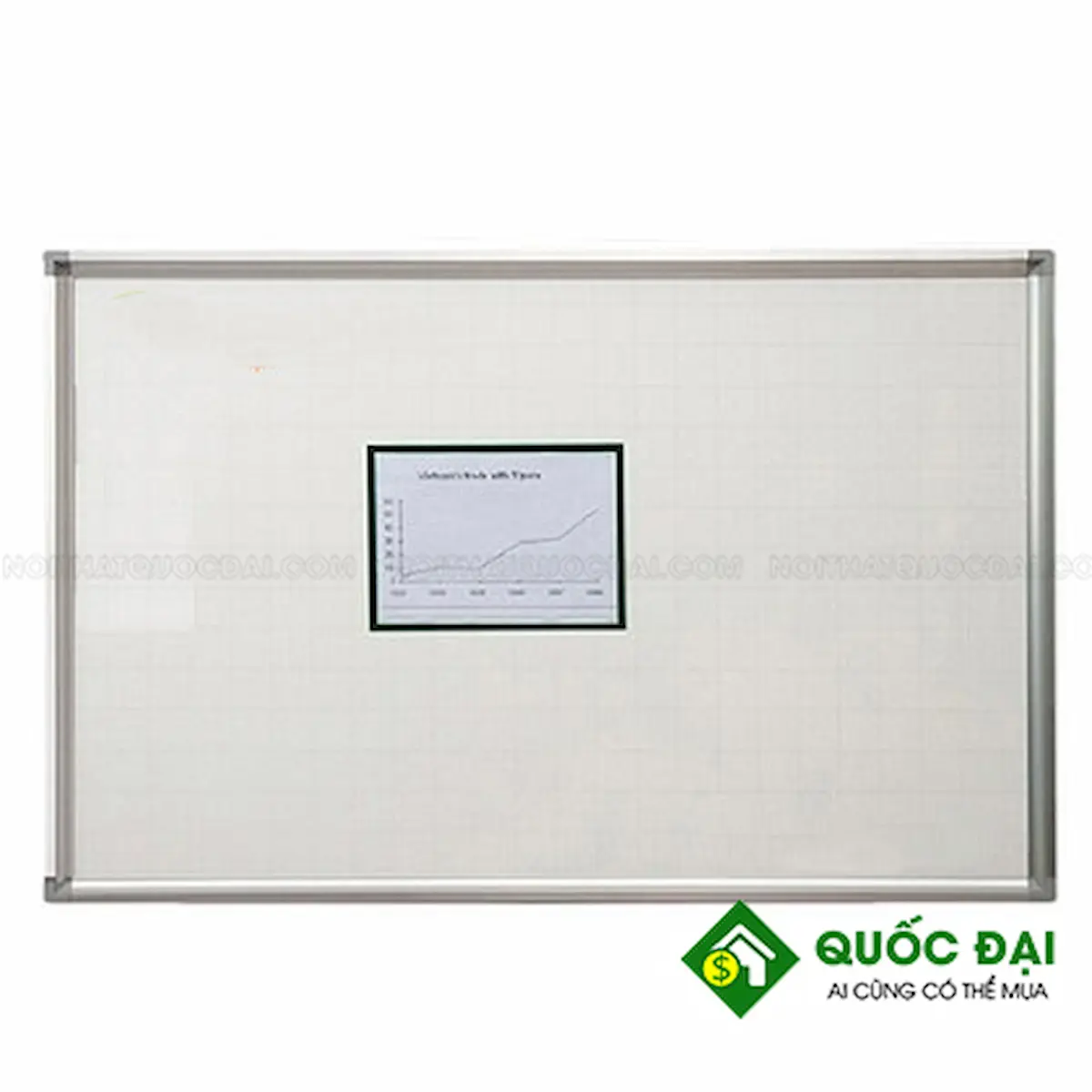 Bảng Từ Trắng Treo Tường Hàn Quốc 1.2m x 1.2m HN618