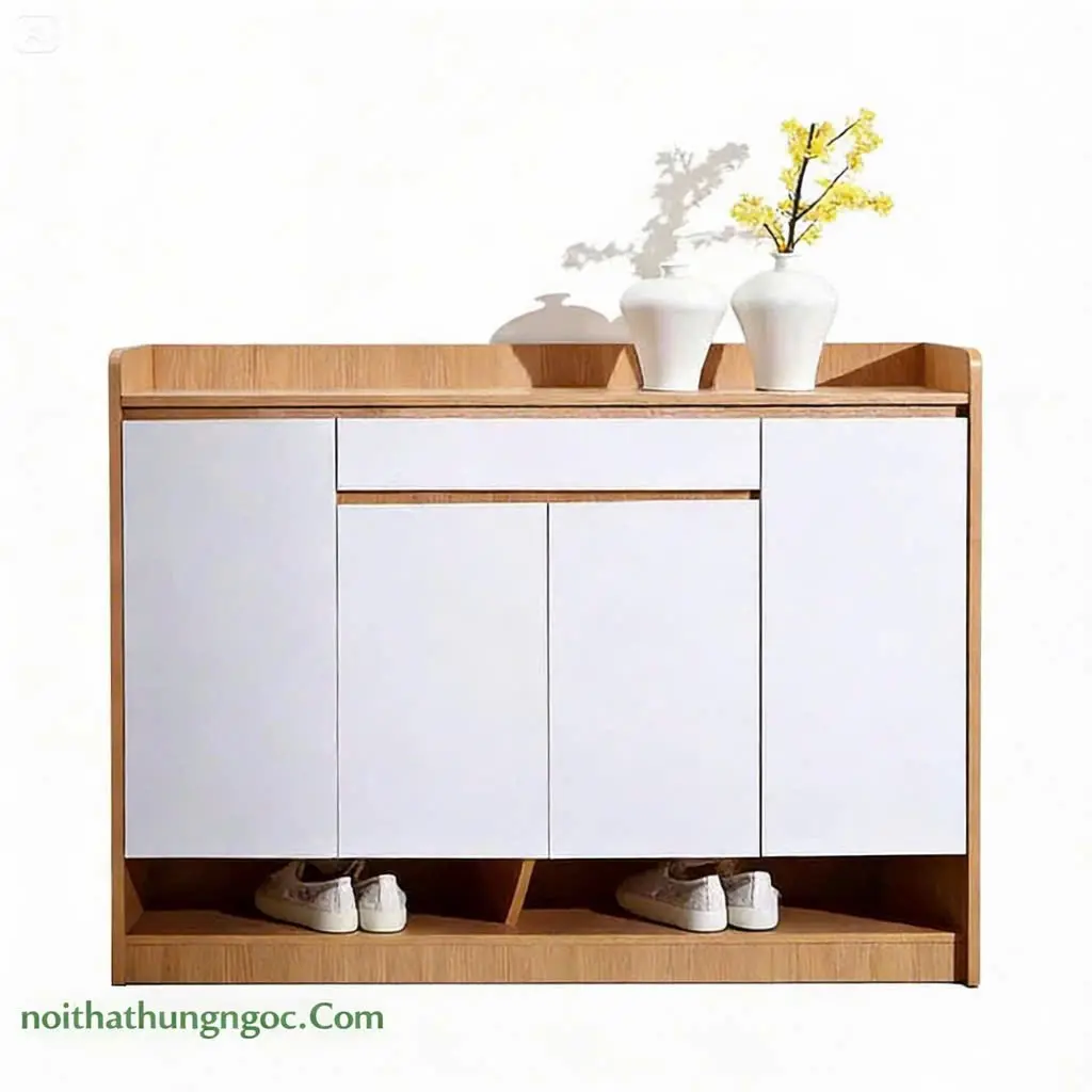 Hình ảnh thực tế Tủ Giày 1m2 HN-TG653