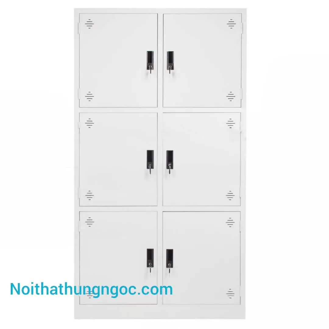 Tủ Sắt Hồ Sơ 6 Cánh Trắng Hn1413