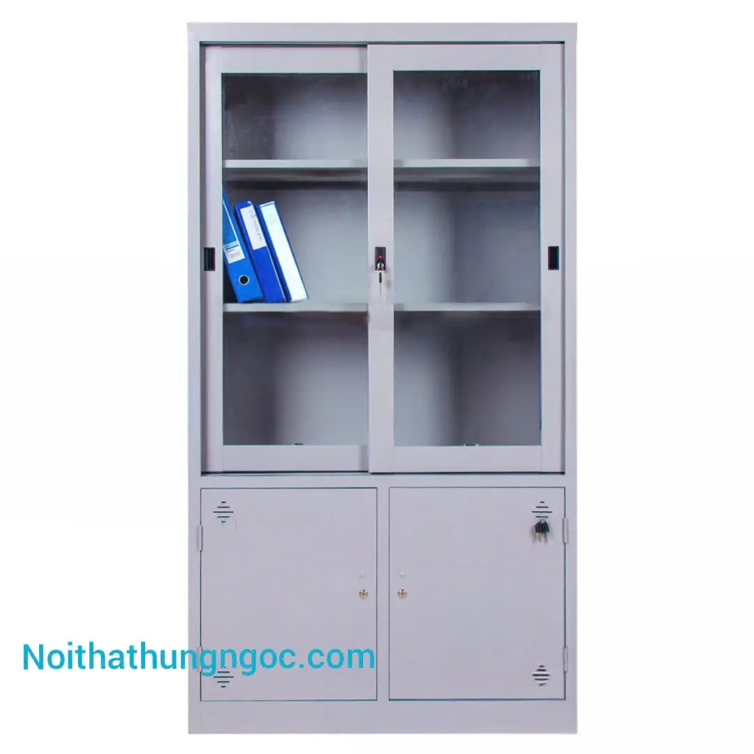 Tủ Tài Liệu Sắt Hai Cánh Lùa - HN1405 thumbnail 1
