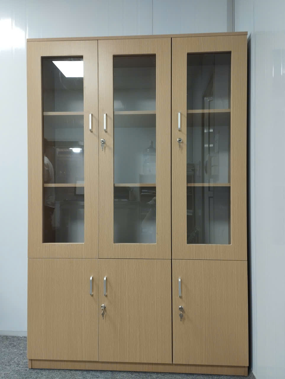 Nội thất Hùng Ngọc - Tủ Gỗ 3 Buồng Màu A37-HN307