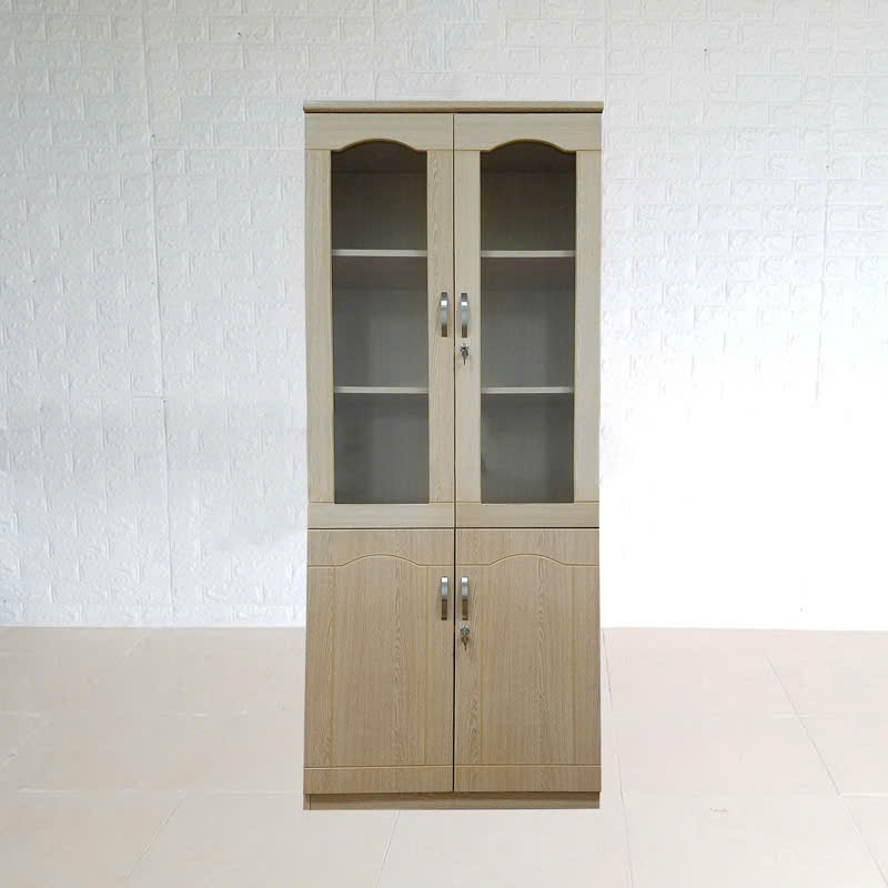 Hình ảnh thực tế tủ tài liệu vân sồi 2 buồng giá rẻ-HN306